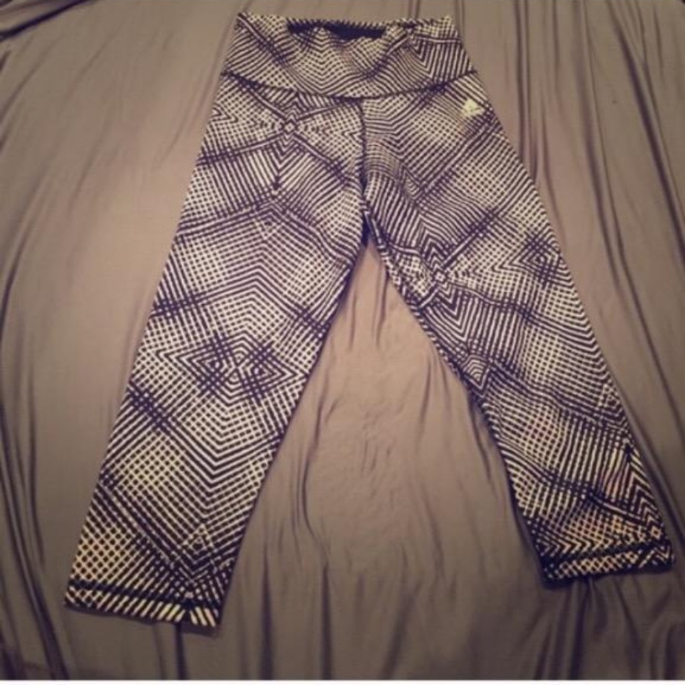 Adidas Black & White Leggings